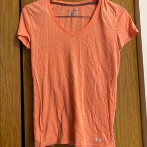 Peach underarmour tshirt